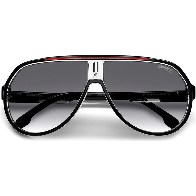 1057/S, Black Red/Dark Grey Gradient Lenses