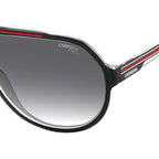 1057/S, Black Red/Dark Grey Gradient Lenses