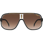 1058/S, Black and Gold/Brown Gradient Lenses