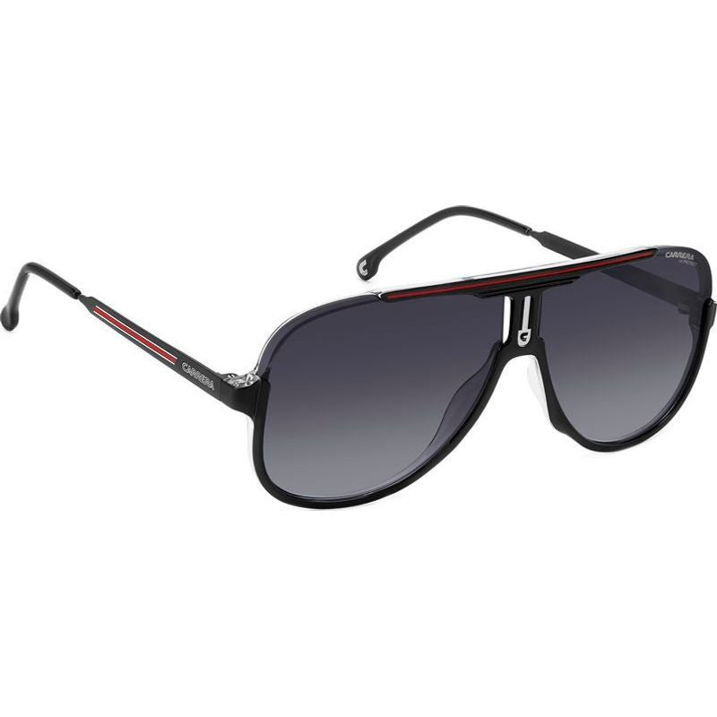 1059/S, Black Red/Dark Grey Gradient Lenses