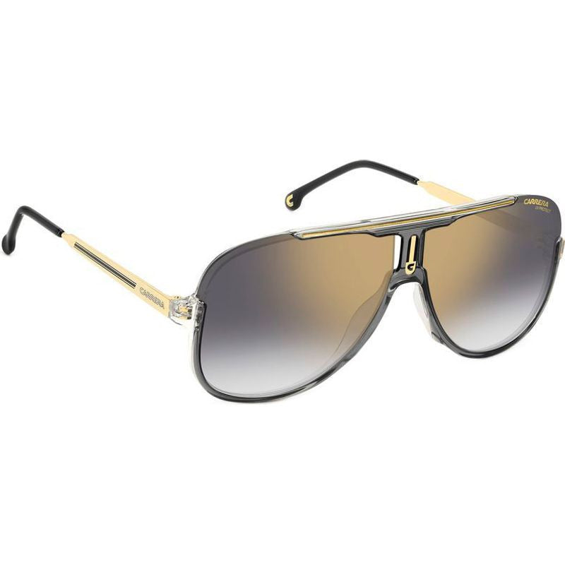 1059/S, Grey/Gold Grey Gradient Mirror Lenses