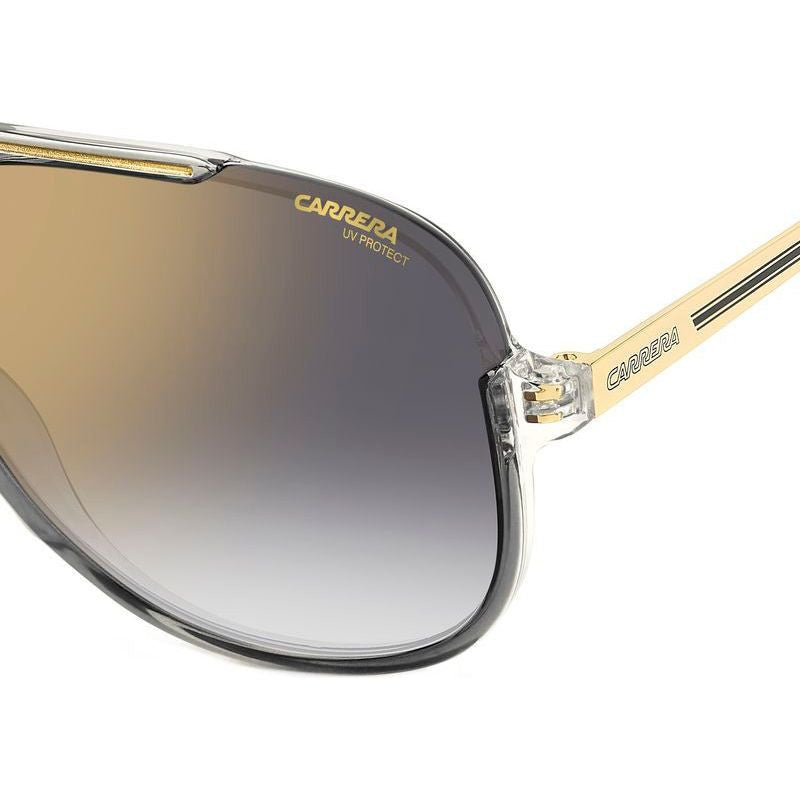 1059/S, Grey/Gold Grey Gradient Mirror Lenses