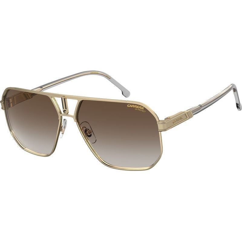 1062/S, Gold/Black Brown Green Gradient Lenses