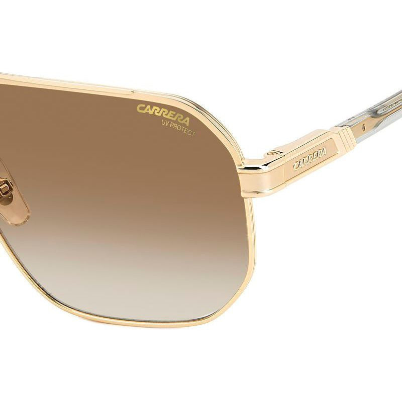 1062/S, Gold/Black Brown Green Gradient Lenses