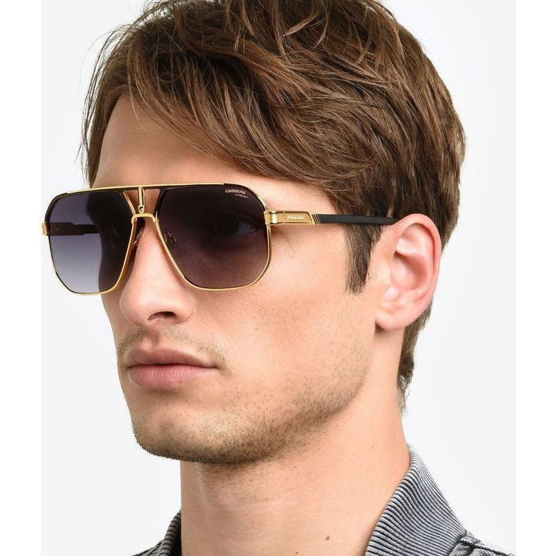 1062/S, Matte Black Gold Black/Dark Grey Gradient Lenses