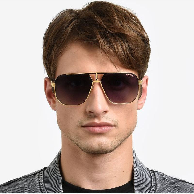 1062/S, Matte Black Gold Black/Dark Grey Gradient Lenses