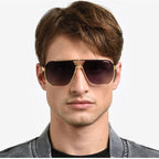 1062/S, Matte Black Gold Black/Dark Grey Gradient Lenses