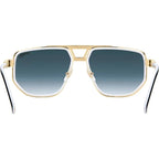 1072/S, Black White/Dark Blue Gradient Lenses