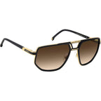1072/S, Matte Black/Black Brown Gradient Lenses