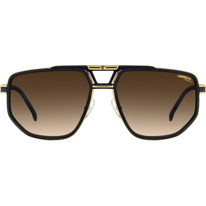 1072/S, Matte Black/Black Brown Gradient Lenses