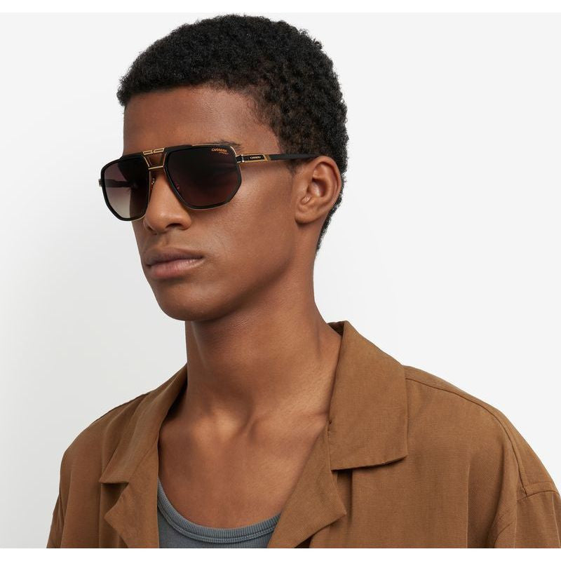 1072/S, Matte Black/Black Brown Gradient Lenses