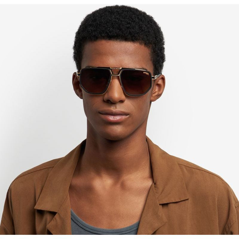 1072/S, Matte Black/Black Brown Gradient Lenses