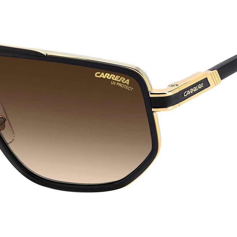 1072/S, Matte Black/Black Brown Gradient Lenses