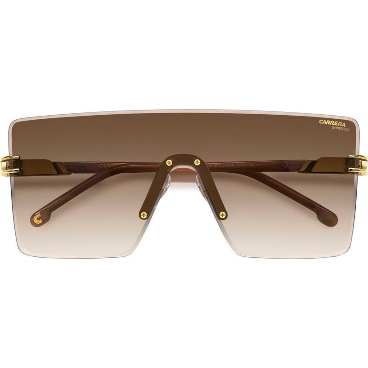 1075/S, Gold and Ivory/Brown Gradient Lenses