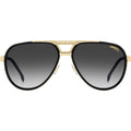 1076/S, Black and Gold/Dark Grey Gradient Lenses