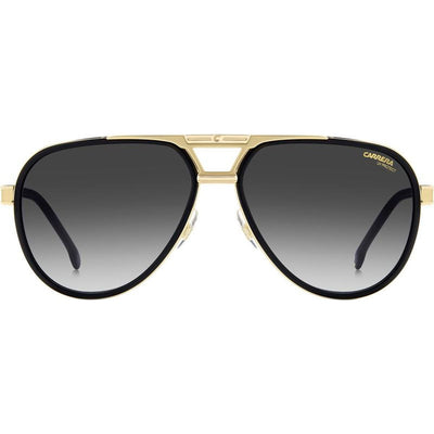 1076/S, Black and Gold/Dark Grey Gradient Lenses