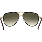 1076/S, Black and Red/Green Gradient Lenses