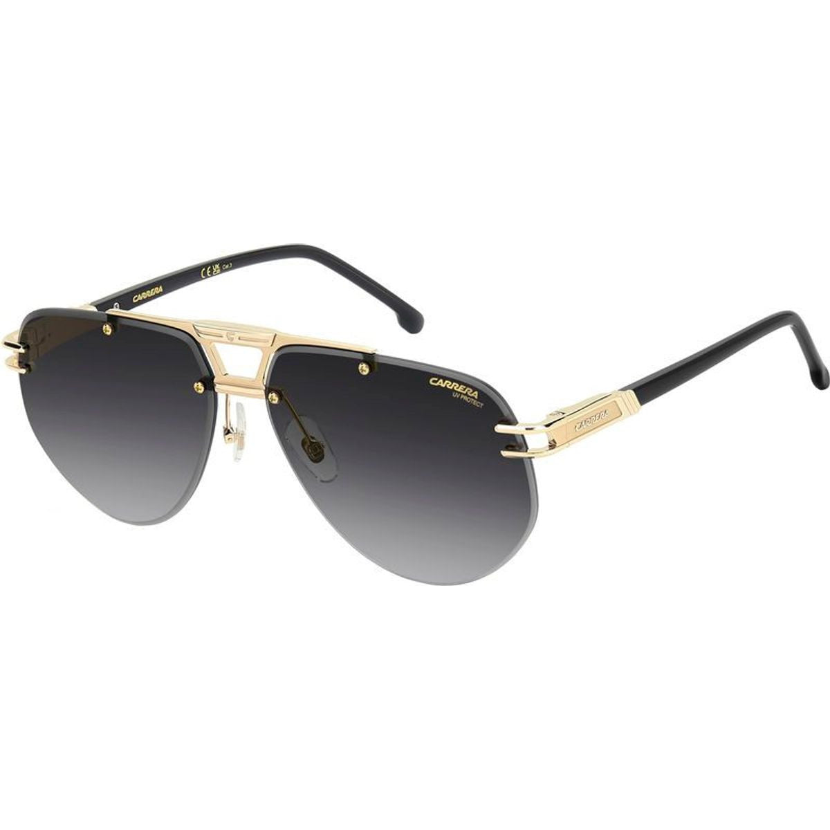 1087/S, Gold and Black/Dark Grey Gradient Lenses