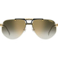 1087/S, Matte Black and Gold/Green Gradient Gold Mirror Lenses