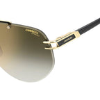 1087/S, Matte Black and Gold/Green Gradient Gold Mirror Lenses
