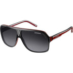 Carrera 27, Black Red Crystal and White/Grey Gradient Lenses