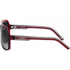 Carrera 27, Black Red Crystal and White/Grey Gradient Lenses