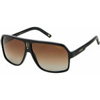 Carrera 27, Shiny Black/Brown Gradient Polarised Lenses