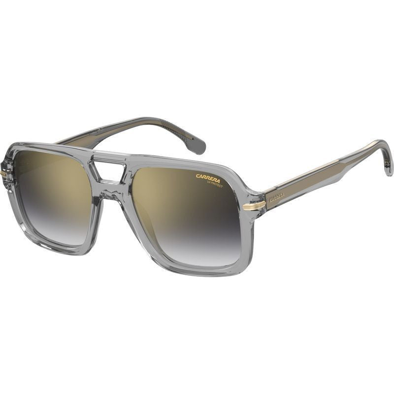 317/S, Grey/Grey Gold Gradient Mirror Lenses
