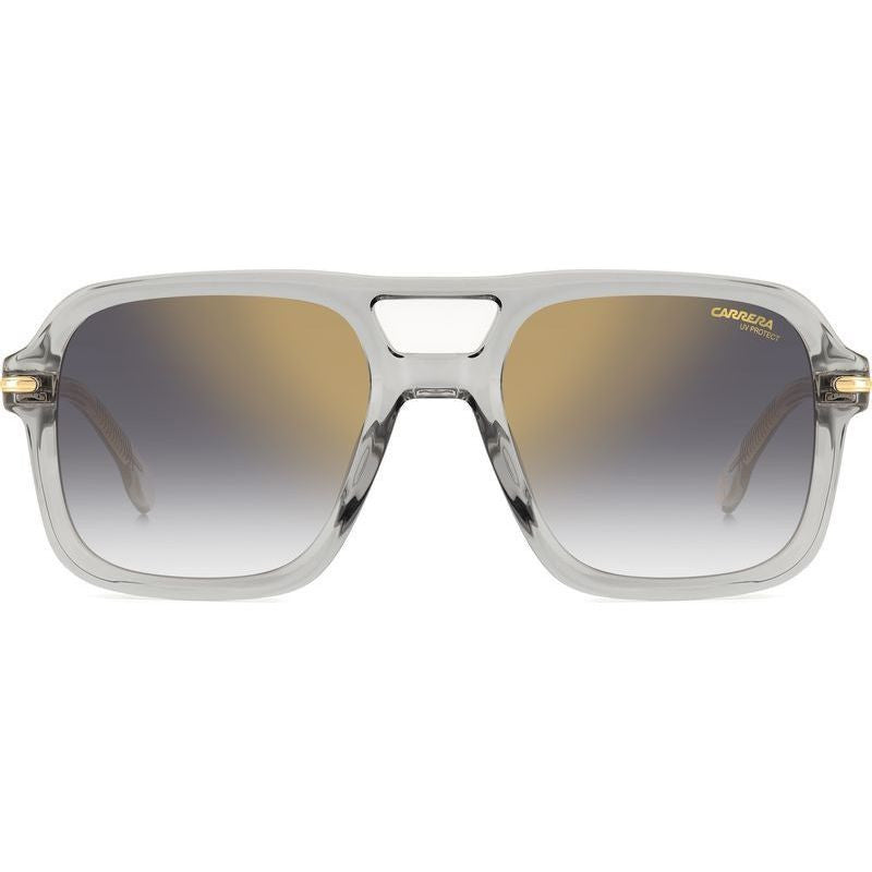 317/S, Grey/Grey Gold Gradient Mirror Lenses