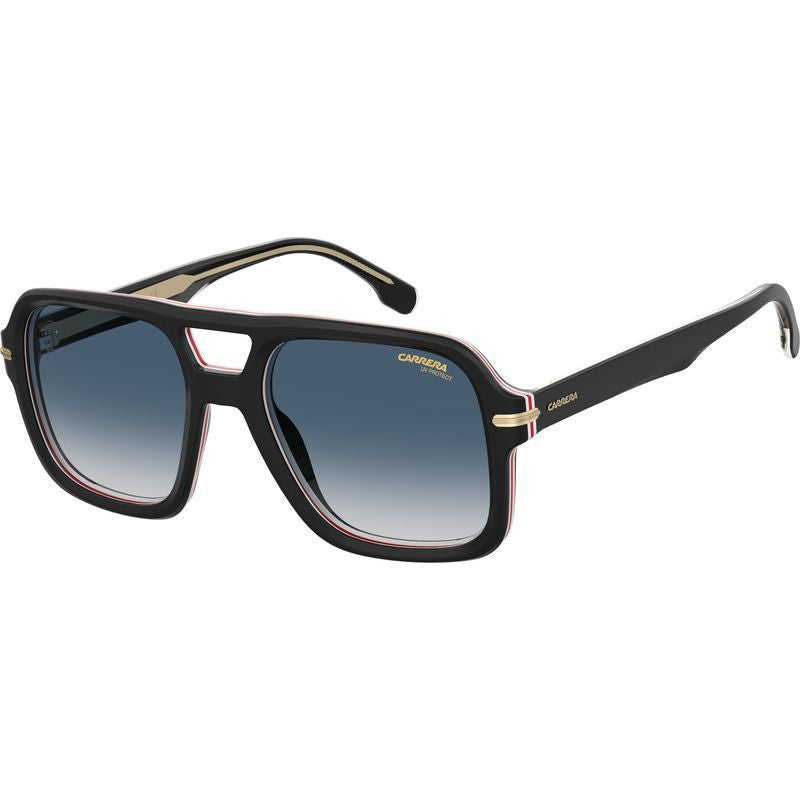 317/S, Striped Black/Dark Blue Gradient Lenses