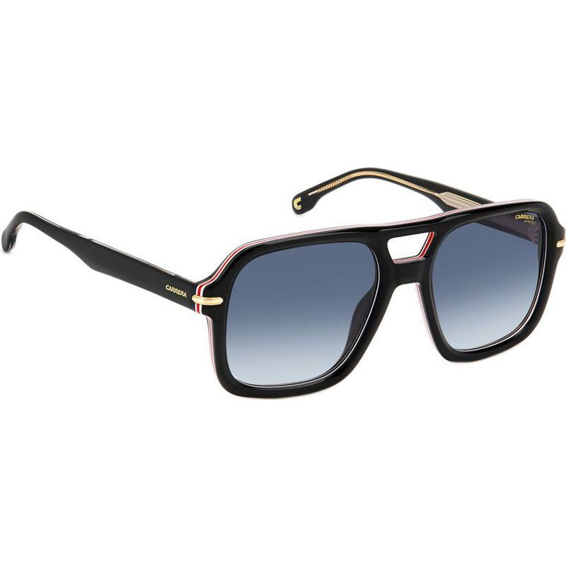 317/S, Striped Black/Dark Blue Gradient Lenses
