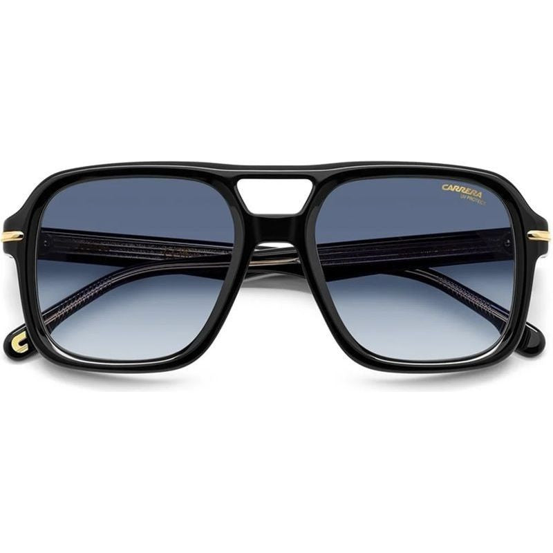 317/S, Striped Black/Dark Blue Gradient Lenses