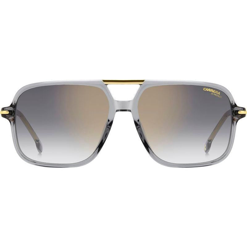 350/S, Transparent Grey/Grey Gold Mirror Lenses
