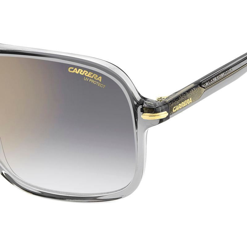 350/S, Transparent Grey/Grey Gold Mirror Lenses