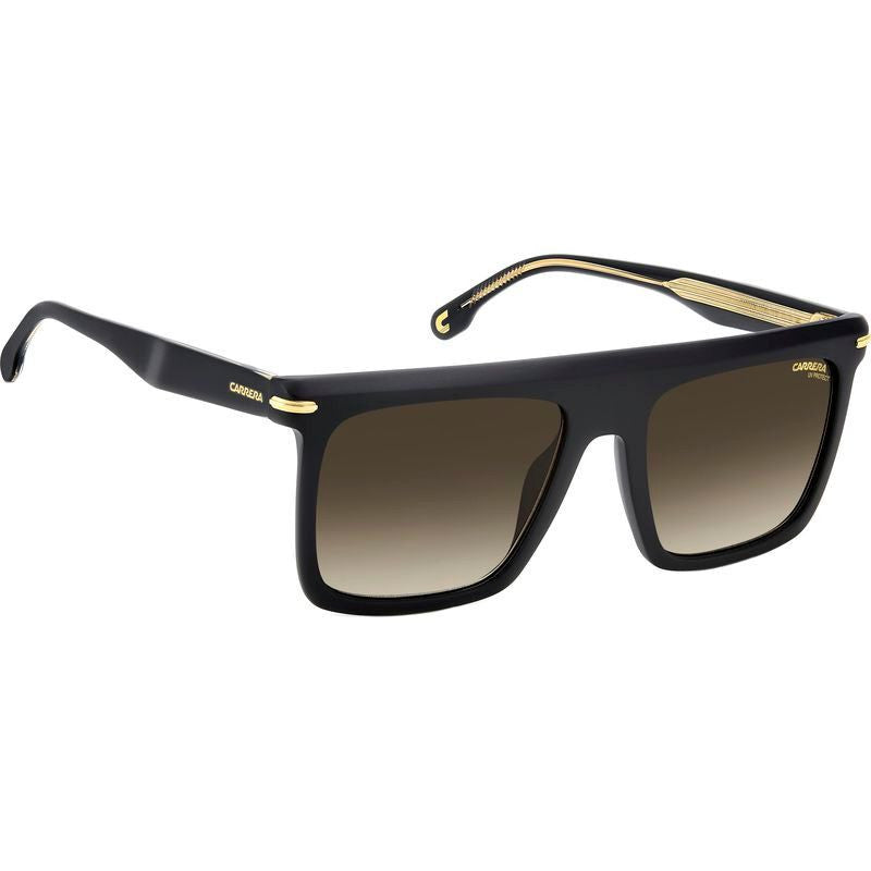 359/S, Matte Black Gold/Black Brown Gradient Lenses