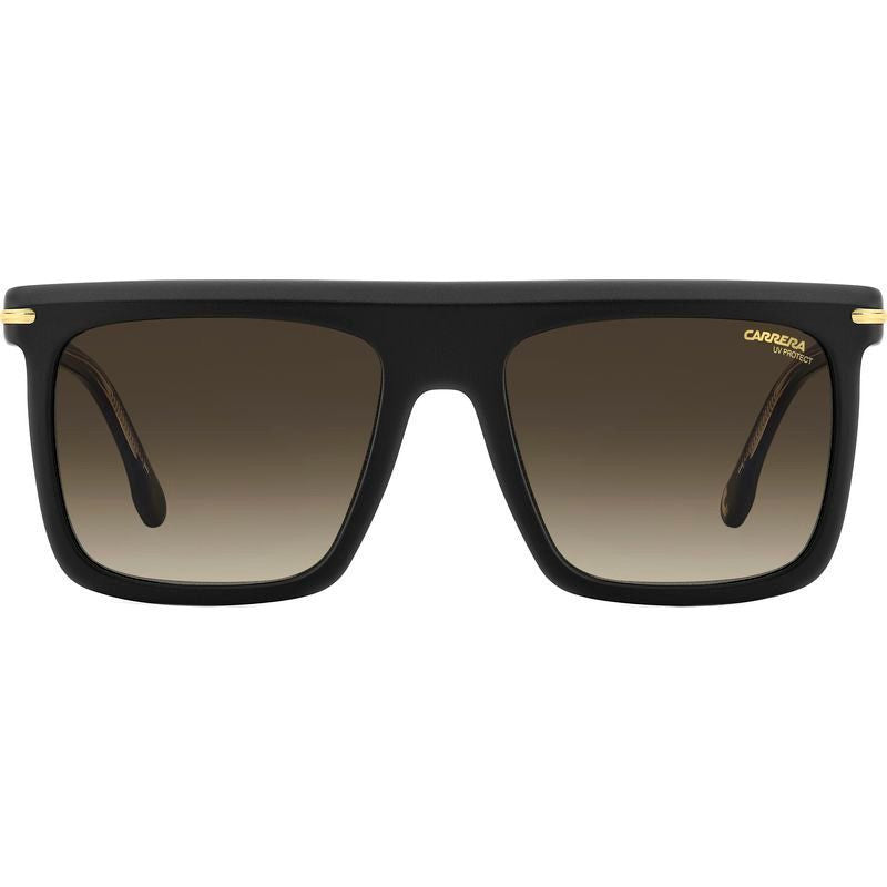 359/S, Matte Black Gold/Black Brown Gradient Lenses