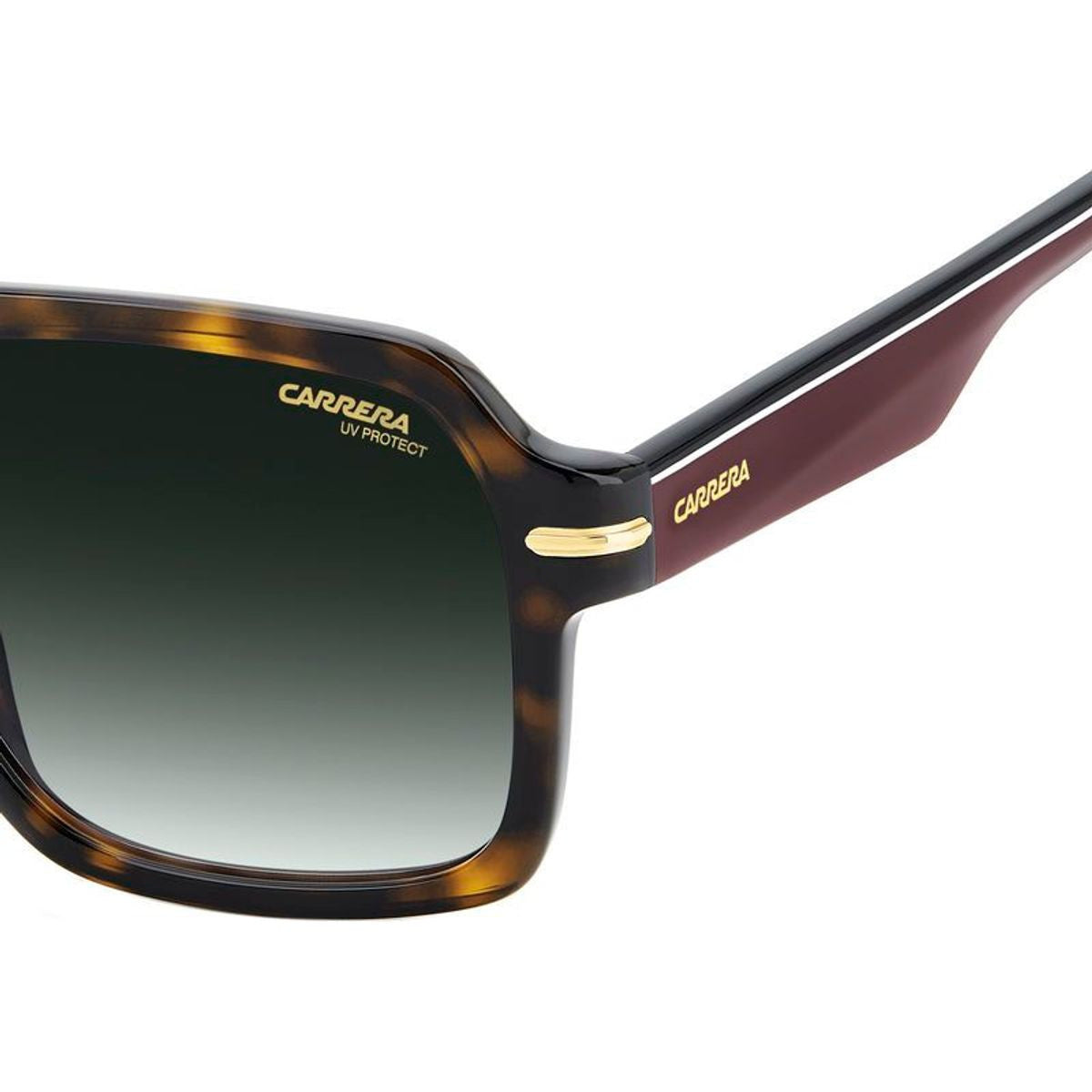 377/S, Dark Havana/Green Gradient Lenses