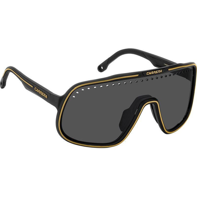 C Sport 02/S, Matte Black Gold/Grey Lenses