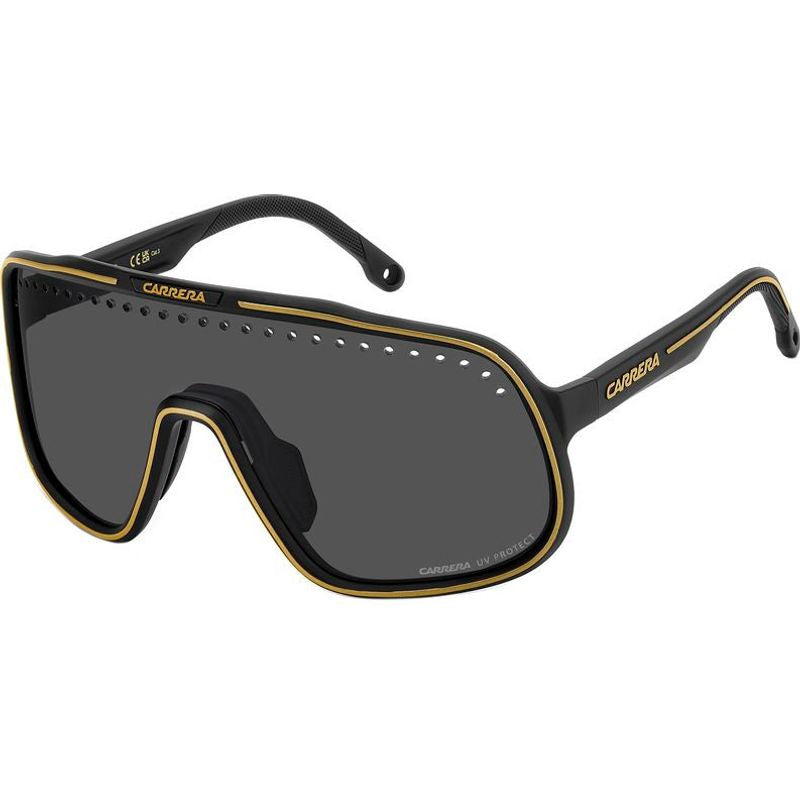 C Sport 02/S, Matte Black Gold/Grey Lenses