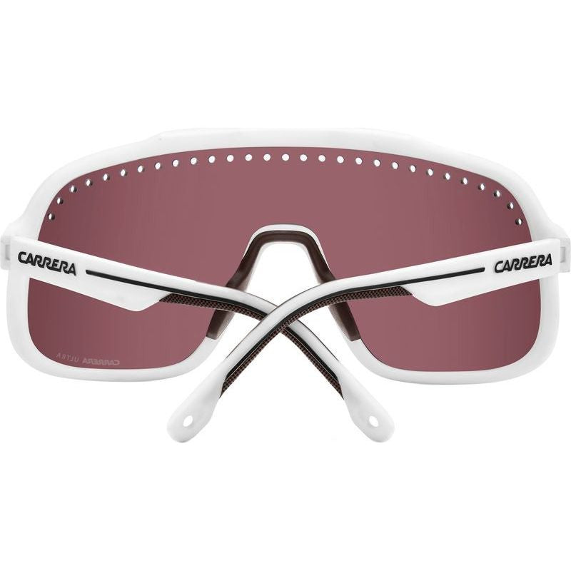 C Sport 02/S, Matte White/High Contrast Blue Mirror Lenses