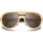 C Sport 09/S, Matte Beige and Gold/Silver Mirror Lenses