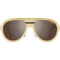 C Sport 09/S, Matte Beige and Gold/Silver Mirror Lenses