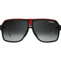 Carrera 33, Black Red/Grey Gradient Lenses