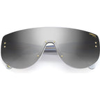 Flaglab 12, Silver Black/Silver Mirror Lenses