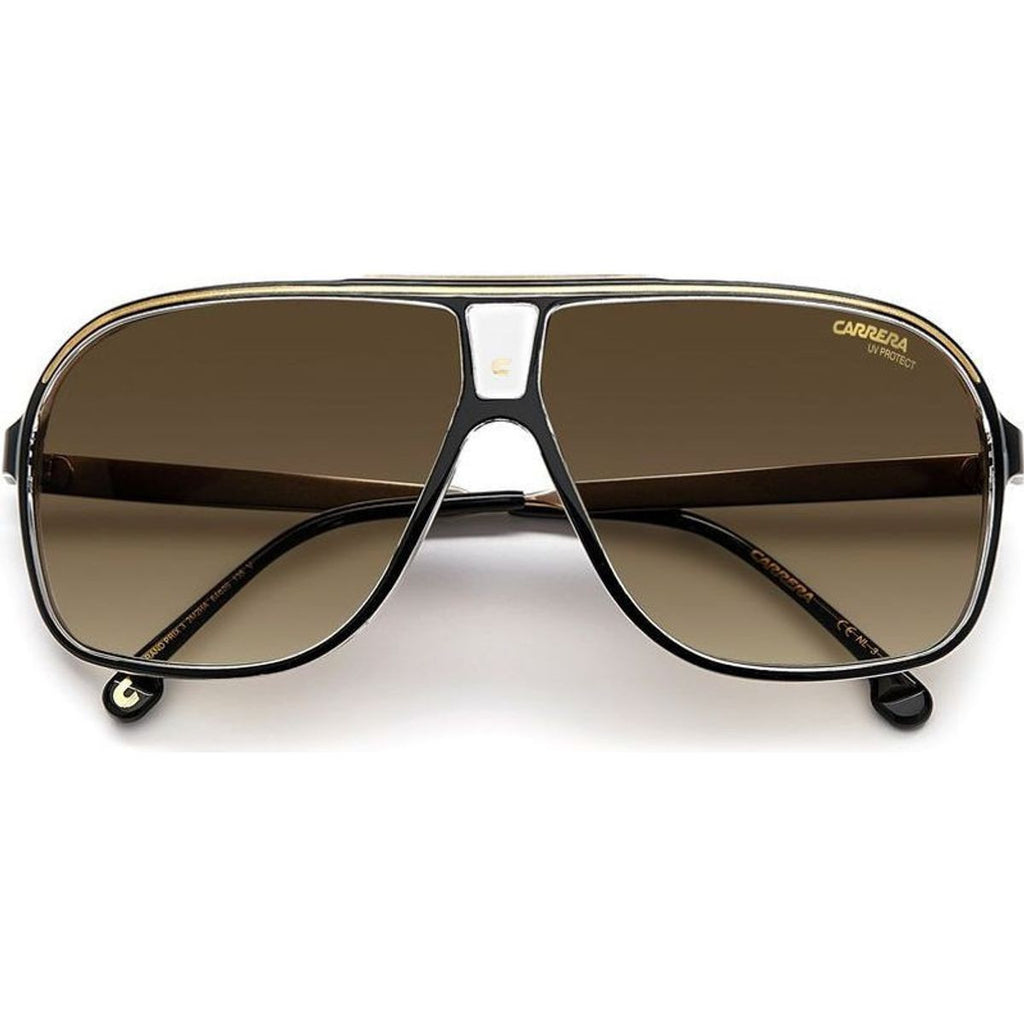 Grand Prix 3, Black Gold/Brown Gradient Lenses