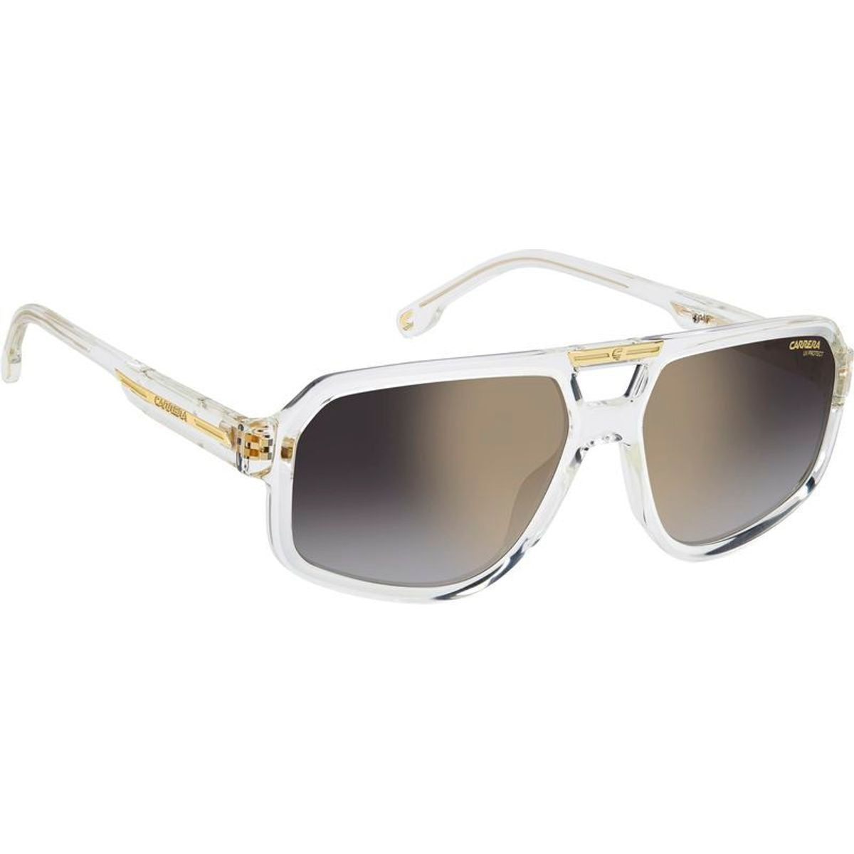 Victory C 26/S, Crystal/Grey Gradient Gold Mirror Lenses