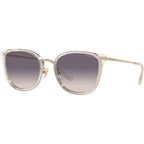 HC7135, Light Gold and Crystal/Purple Pink Gradient Lenses