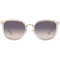HC7135, Light Gold and Crystal/Purple Pink Gradient Lenses