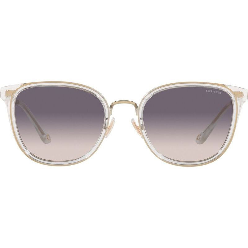 HC7135, Light Gold and Crystal/Purple Pink Gradient Lenses