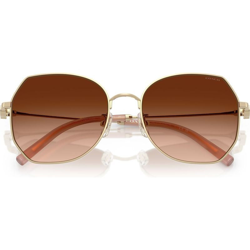 HC7175, Shiny Light Gold/Brown Gradient Lenses